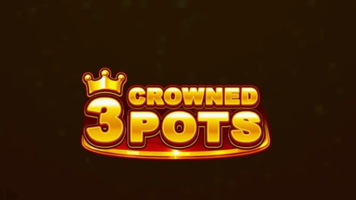 Tampilan visual slot 3 Crowned Pots dengan tema buah dan pot emas